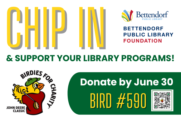 Graphic with the Birdies for Charity logo and text 